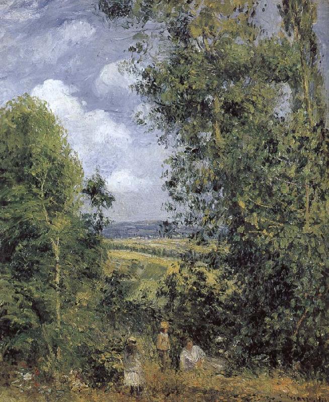 Camille Pissarro forest oil painting picture